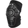 Harilla Ginocchiere Protettive Bambini Paraginocchi Paragomiti Protezioni Duro Interno Soffice Indosso Facile in Silicone E Tessuto Adatte a Pattinaggio, Nero, L Adatto per 32.5-45 kg
