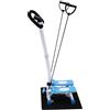 LOYEMAADE Step Up Down Swing Stepper con Power Ropes, display LCD Stepper per gambe e braccia