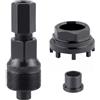 Cutefat Strumento Di Bloccaggio Pedaliera 42Mm, 8 Denti per Pedalata Bicicletta | Estrattore Di Manovella Compatto, Per Vari Tipi Di Biciclette (Nero)
