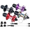 LongTing 120 Click Hub 6 Cuscinetti Bici Anteriore Posteriore 32 36 Fori Freno | Bicicletta Mass Thunder Noisy Cube HG 6 Mozzi Nottolino a Disco QR
