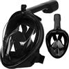 Retoo Maschera subacquea, L XL, maschera da snorkeling, maschera completa, maschera subacquea per adulti e bambini, giocattolo acquatico, maschera integrale 180 per campo visivo