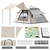 KAIYUEMAOYI Campeggio Automatica, Beige, Beige, Grande