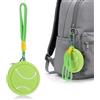 MINAOLULUS Portachiavi Pallina da Tennis in Pvc Porta Monete e Portachiavi, Design Cartone Animato Sportivo Colorato, per Zaini e Feste di Squadra