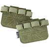 Generic 1 paio di guanti per sollevamento pesi per adulti guanti da palestra guanti da allenamento a quattro dita guanti antiscivolo manubri grip pad pull up palmi guardie