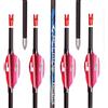 PHILOCS 12 pz ID 4,2 mm Spirale Frecce a Piuma Spine 300 350 400 500 600 700 800 900 1000 Caccia Pratica Freccia per Arco e Freccia Tiro