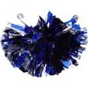 JECOMPRIS Pom Poms Cheerleading, Cheerleading Hand Flowers, Blu e Argento, PE, Morbidi e Confortevoli, per Adulti, per Eventi Sportivi e Feste