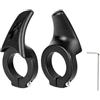 TQUXNGA Estremità del manubrio regolabile a forma di corno Mountain Bike Deputy Handle Nylon Handle Rod Thumb Rest Grips Regolabile Mountain Bike Manubrio Grips Estensione leggera