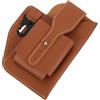 Mobestech Marsupio da Cintura in Pelle Pu Resistente All'acqua e Strappo per Cellulare Uomo Capacità Sufficiente per Chiavi e Carte, per Corsa e Allenamento