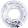 CLISPEED Luce per Ruota Bici 12 LED RGB, Bianca, Plastica, 300mah