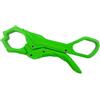 Kfwfuaee Morsetto di supporto per uso a riva, strumento di controllo per labbro di pesce a mano singola, design con punta ruvida, attrezzatura da pesca compatta rinforzata tra pescatori casuali pinza per