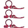 Generic Confezione da 3 morsetti per reggisella ad alta resistenza a sgancio rapido per bici da montagna per biciclette piegate accessori per sella da montagna