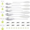 SHENGH 10 Pezzi Bombarda Pesca Mare in Acrilico, Fishing Sbirolino Set