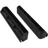 Amosfun 2 Pezzi Gancio per Sedile Barca in PVC, Clip per Sedile Kayak Gonfiabile a 3 Fori, Nero, per Barche e Kayak Gonfiabili, Facile da Installare, per Viaggio