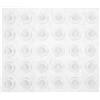 AKOOSY 30 Pezzi Adesivo Antiscivolo per Snowboard, Fissaggio Singolo, PVC