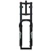 HWEVDHJ Forcella Fat Bike 26 Pollici Forcella Ammortizzata Aria Corsa 190mm QR 9mm