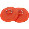 CLISPEED 2 Pezzi Toppa per Paddle Board in PVC e Acciaio Inox, Arancia, Fissaggio Rapido per Tavole e Canoe, per Sport Acquatici e Avventure in Acqua