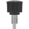 DOITOOL Manopola di ricambio per cyclette, in ABS, colore nero, filettatura 16 mm
