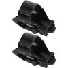 Operitacx 2 Pezzi Clip per Tubo da Immersione a Sgancio Rapido, Nero, Pom, | Connessione Cinghia Maschera, Ricambio Compatto Leggero, per Snorkeling