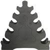 CHICIRIS Rastrelliera per Manubri in PP con 3/5 Livelli, Porta Manubri | Accessorio Fitness Portatile, Struttura Portante Stabile, Facile Montaggio con Viti, Organizza Pesi Multipli