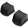 MeevrgR 2Pcs 70x50mm Attrezzature Fitness Rettangolo End Cap Gomma Palestra Pavimento Protezioni