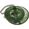 Beaupretty Paniere Pieghevole per Pesca a Tre Strati, Rete Fine, Nailon Verde | Struttura Richiudibile a Tre Livelli, Custodia per Esche Vive e Granchi, Uso All'aperto