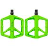 HavenlyCove Pedali per bicicletta in nylon con doppio riflettore antiscivolo piattaforma piatta per MTB Road Bike 9/16 pollici mandrino blu