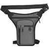 wanhaoaony Marsupio Gamba Moto Marsupi impermeabili for gambe, marsupi portatili, divertenti, da trekking all'aperto, for moto, borse for(GRAY)