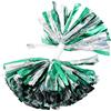 PAMINGONO Pompom da Cheerleader Metallico Manico, Riutilizzabile, PVC e Membrana PES, Leggero, per Prove ed Eventi Sportivi, Accessorio per Cheerleader