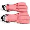 Wswqop Subacquee Regolabili Pinna Nuoto Pinna Immersione Snorkeling in Gomma TPE con Letto Ammortizzato per Comfort Prolungato Adatte per Allenamento Viaggio , Rosa , M 39-42