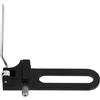 LAPYAPPE Arrow Microregolabile Alluminio di Lega Posteriore Rest in Arco | Compatibile Compound e Ricurvo, Colore Nero, Installazione Semplice, Accessorio Regolazione Fine