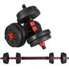 MeevrgR Coppia di pesi da 10 kg per fitness con bilanciere/manubri