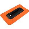 TOYANDONA Toppa per Fessura Pinna da Surf 9 Pollici Arancia PVC 1 Pezzo | Base Sostitutiva per Tavola da Paddleboard, Installazione e Rimozione Rapide, Struttura Riparabile, Controllo Migliorato
