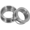 Alipis 2 Pezzi Anelli Guida per Canna da Spinning in Acciaio Inox Argento | Mulinello e Pesca, Montaggio Semplice, Flusso Regolare della Lenza, Kit di Riparazione Anelli Solidi