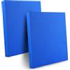 LDHHYH 2 cuscinetti per equilibrio, 40 x 33 x 5 cm, in TPE, antiscivolo, per allenamento di stabilità, yoga, pilates e allenamento core, blu scuro