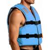 Generic Giubbotto salvagente per adulti con cinturino regolabile Giubbotto di sicur | al galleggiamento per kayak, pesca, canottaggio, paddleboarding e rafting
