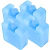 Didiseaon 4 Pezzi Ice Packs for Cooler, Contenitori Congelatore | Freezer Pack Riutilizzabile, Coperchio Anti-perdita e Leggero, Vacanze Estive per Frutta e Verdura