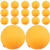 SOLUSTRE Palline Ping Pong in Plastica ABS, 60 Pezzi Elastiche con Foro, Gialle, per Allenamento in Macchina