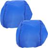 Toyvian 2 Pezzi Copertura Alta Casco Oxford e Bicicletta da Antipioggia Pioggia Resistente al Vento con Striscia Riflettente Visibilità per Ciclismo Notturno