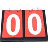CAFFEN Segnapunti Tabellone segnapunti Digitale da Tavolo Portatile for Sport Calcio, pallavolo, Basket, Badminton, Tennis(2 Red Scoreboard)