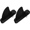 WRITWAA Pinna da Surf a Inserimento Rimovibile Nera, 2 Set