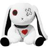 EnixwH Coniglio Peluche Stile Halloween Gotico Pupazzo Coniglio Inquietante
