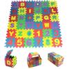 Wekuw 36pcs Schiuma Morbido Eva Tappeto Gioco Tappeto Puzzle 13,5 cm