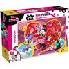 Liscianigiochi-108 Mickey & Friends Disney Puzzle DF Supermaxi 108 Minnie, Multicolore, 74198