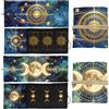 GLOBLELAND 2 pz fasi celesti universo tarocchi borse luna sole poliestere tarocchi titolare di carta sacchetto di stoccaggio per carte da gioco forniture principianti divinazione amante regali