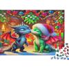 ISVMBMYGRWOw Bacio di Draghi di Natale Puzzle 1000 Pezzi Puzzle per Adulti 52x38cm/1000pcs