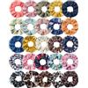 JSTHHTT 25 Scrunchies per Capelli Seta, Elastici Capelli Donna, Morbido Elastico Capelli Seta, Scrunchies seta per capelli Lisci e Ricci