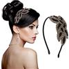 Sibba Fasce Per Capelli Da Donna Anni '20 Accessori In Cristallo Matrimonio Nero Con Strass Stile Vintage Accessorio San Valentino Ragazze Costumi Feste Di Fine Anno Retrò (oro Nero)