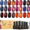 ROSALIND Smalto Semi Permanente Magnetico 12 PZ Viola Blu Cat Eye Gel