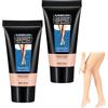 Doukesh 2 Pezzi Fondotinta Gambe Waterproof Crema Colorata Gambe Lozione per il Trucco Delle Gambe e Corpo Leg Makeup Concealer Copertura del Tatuaggio e delle Cicatrici (#1)