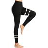 AYBUY Collant a compressione medica per donne e uomini, 23-32mmHg, Collant compressi medicali opachi, punta aperta, Leggings Compressione Graduata, classe II per Volo A Lungo Raggio, Sportive (XXL)